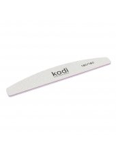 Пилка для ногтей «Полумесяц» (цвет: серый, размер: 178/30/5) 180/180 грит, Kodi
